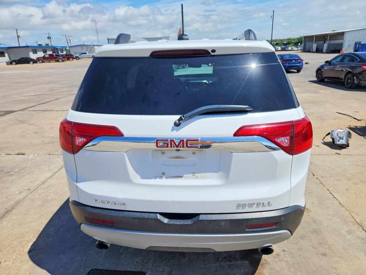 2019 GMC Acadia VIN 1GKKNMLS7KZ283403 COPART salvage auction — Front End, TX - SALVAGE VEHICLE TITLE, sold $1,350 on 2026-07-09 (photo 6)