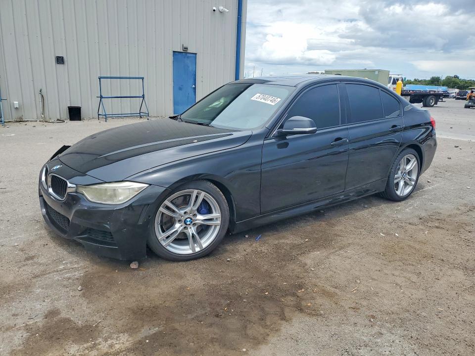 2014 BMW 3er VIN WBA3A9C52EF479240 COPART salvage auction — FRONT END, Fl - Cert Of Title Slvg Rebuildable, sold $1,700 on 2026-08-03 (photo 1)