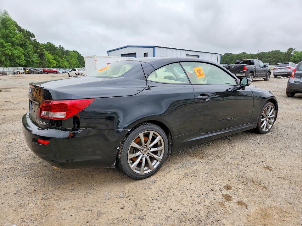 2014 Lexus Is VIN JTHFF2C26E2531344 COPART salvage auction — WATER/FLOOD, La - Cert Of Title-Salvage Flood, sold $175 on 2026-07-23 (photo 3)