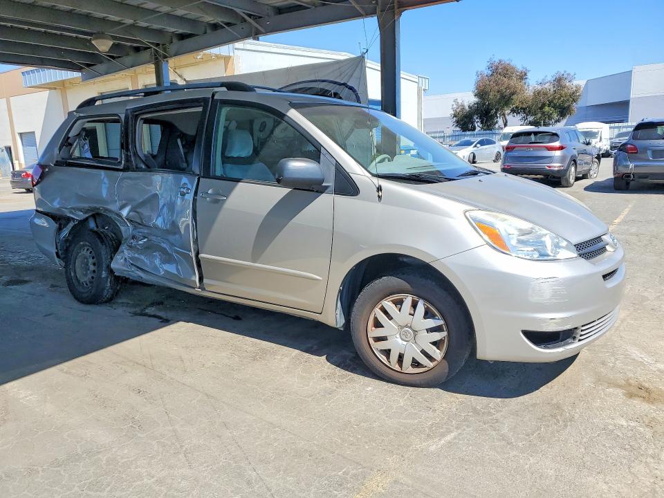 2004 Toyota Sienna VIN 5TDZA23C84S184516 COPART salvage auction — SIDE, Ca - Salvage Certificate, sold $70 on 2026-07-21 (photo 4)