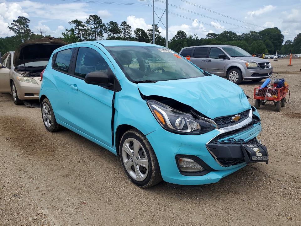 2022 Chevrolet Spark VIN KL8CB6SA7NC036718 COPART salvage auction — FRONT END, La - Cert Of Title-Salvage, sold $125 on 2026-07-21 (photo 4)