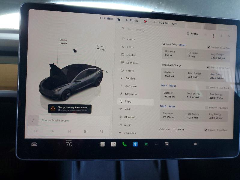 2023 Tesla Model 3 VIN 5YJ3E1EB1PF634234 COPART salvage auction — SIDE, Ca - Salvage Certificate, sold $5,500 on 2026-07-02 (photo 9)