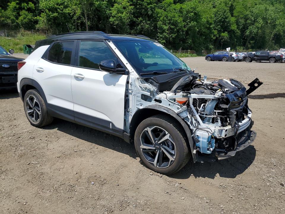 2023 Chevrolet Trailblazer VIN KL79MUSL7PB115815 COPART salvage auction — FRONT END, Ny - Mv-907A Salvage Certificate, sold $3,000 on 2026-07-14 (photo 4)
