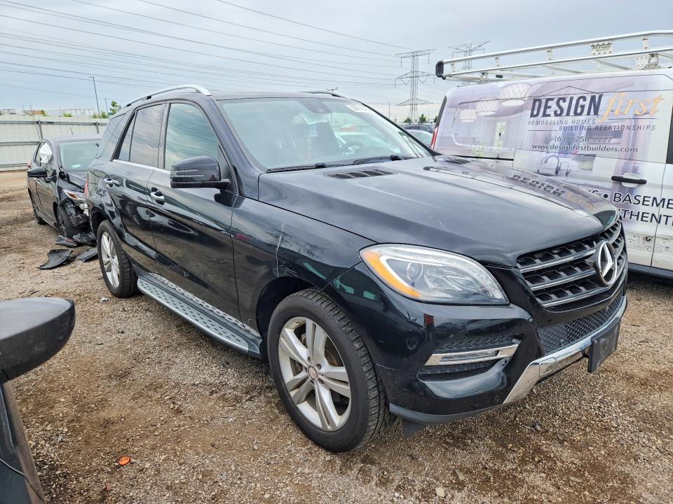 2015 Mercedes-benz M-klasse VIN 4JGDA5HB9FA550863 COPART salvage auction — REAR END, IL - SALVAGE CERTIFICATE, sold $7,800 on 2026-07-28 (photo 4)