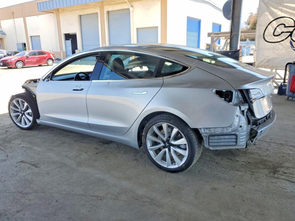 2018 Tesla Model 3 VIN 5YJ3E1EB7JF069253 COPART salvage auction — FRONT END, Ca - Salvage Certificate, sold $7,000 on 2026-07-28 (photo 2)