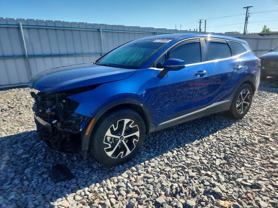 2023 Kia Sportage VIN 5XYK33AF9PG038237 COPART salvage auction — FRONT END, Wi - Cert Of Title-Salvage Vehicle, sold $6,500 on 2026-07-27 (photo 1)