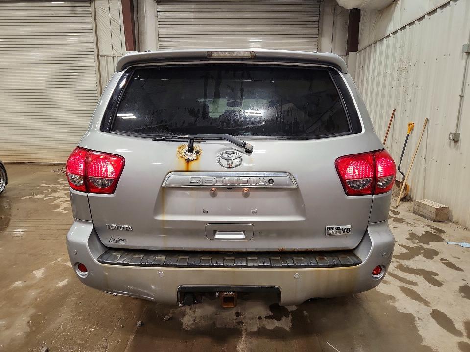 2008 Toyota Sequoia VIN 5TDBY68A08S005032 COPART salvage auction — FRONT END, Wi - Certificate Of Title, sold $2,350 on 2026-07-06 (photo 6)