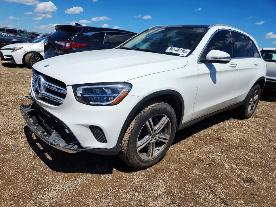 2020 Mercedes-benz Glc VIN W1N0G8EB0LF838768 COPART salvage auction — FRONT END, Il - Salvage Certificate, sold $12,300 on 2026-07-16 (photo 1)