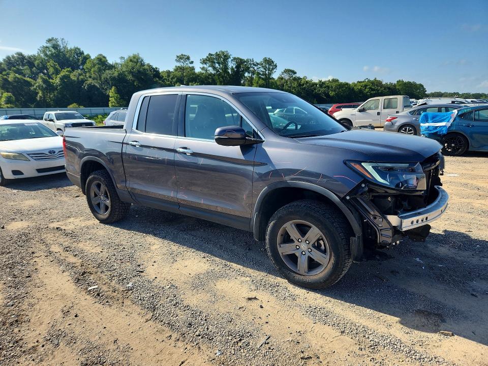 2022 Honda Ridgeline VIN 5FPYK3F70NB014824 COPART salvage auction — FRONT END, Fl - Cert Of Title Slvg Rebuildable, sold $8,100 on 2026-08-18 (photo 4)