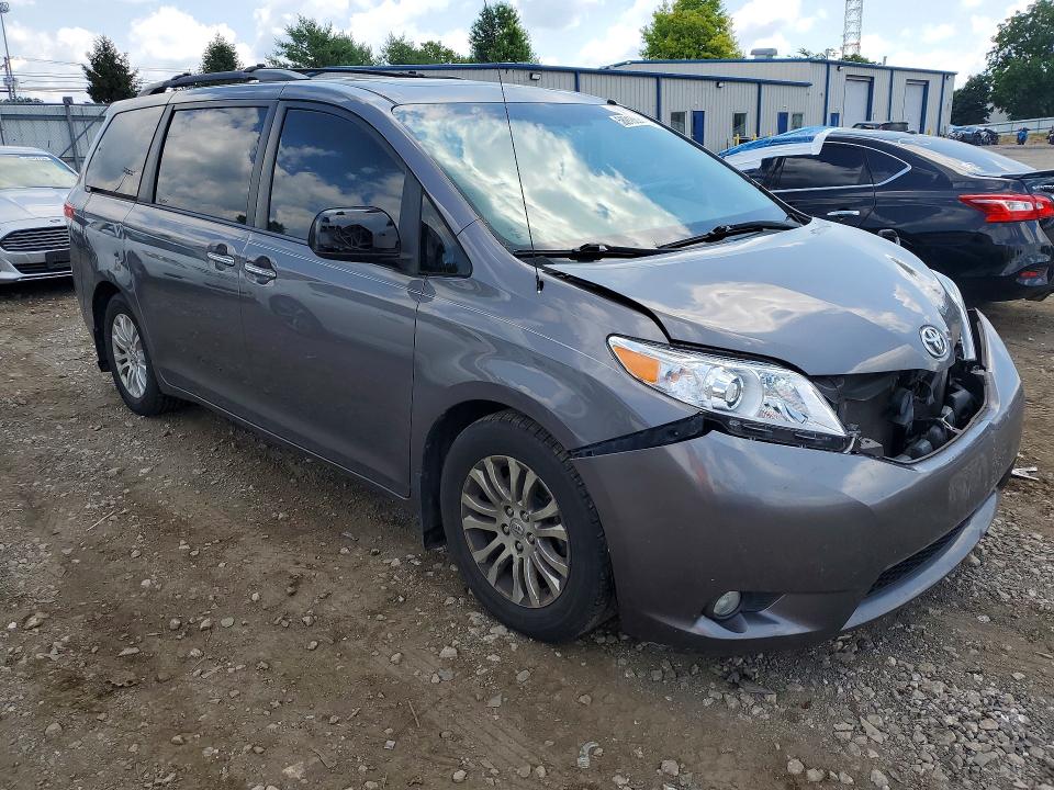 2013 Toyota Sienna VIN 5TDYK3DC4DS345182 COPART salvage auction — FRONT END, Md - Cert Of Salvage < 75% Damage, sold $3,650 on 2026-07-20 (photo 4)