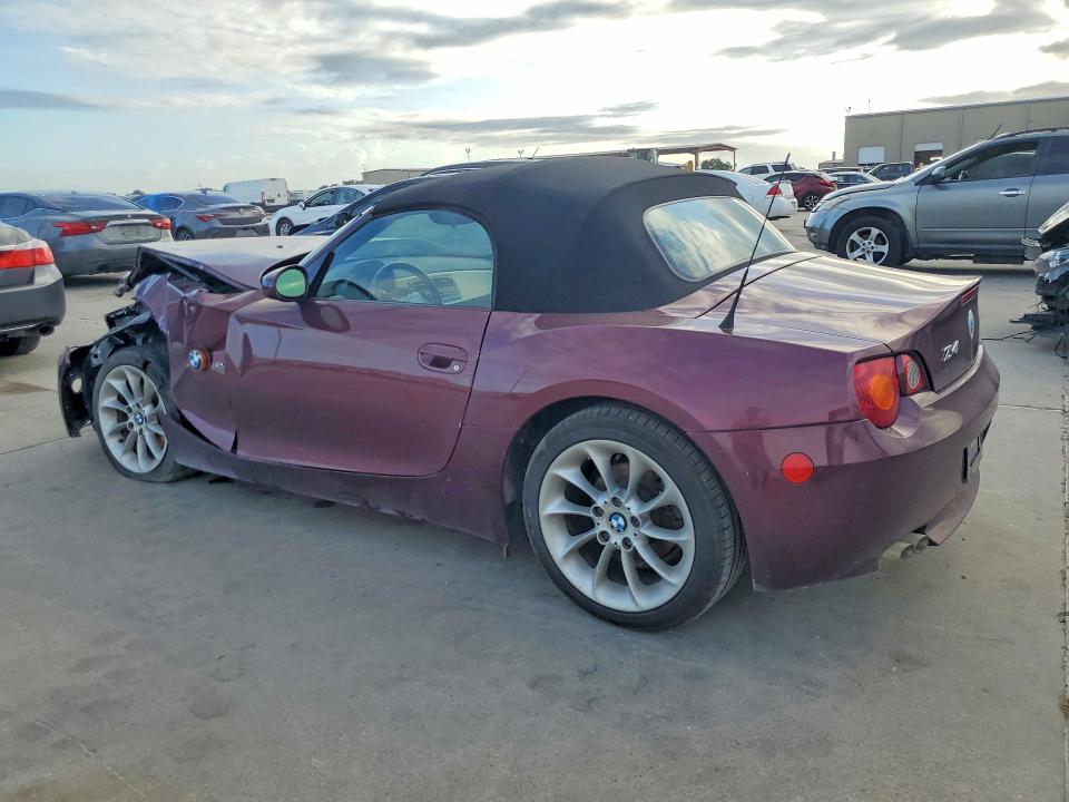 2003 BMW Z4 VIN 4USBT334X3LS45711 COPART salvage auction — FRONT END, Tx - Salvage Vehicle Title, sold $325 on 2026-07-02 (photo 2)