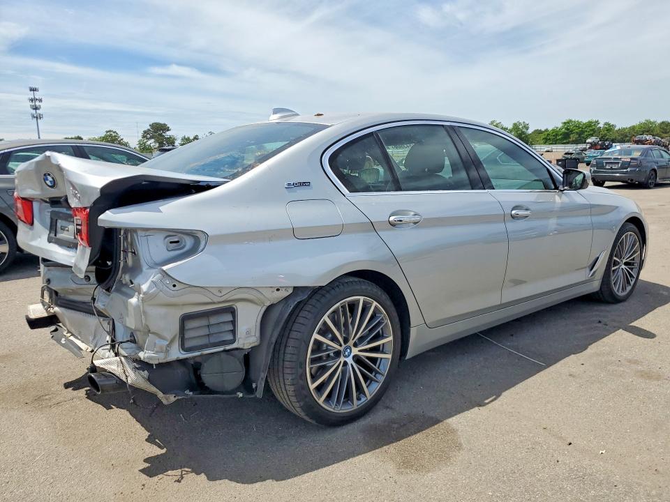 2018 BMW 5er VIN WBAJB1C50JG624222 COPART salvage auction — REAR END, Ny - Mv-907A Salvage Certificate, sold $7,400 on 2026-07-20 (photo 3)