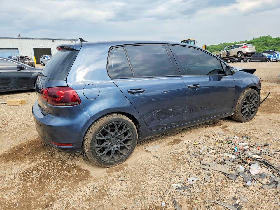 2012 Volkswagen Golf VIN WVWNM7AJXCW213307 COPART salvage auction — FRONT END, Il - Salvage Certificate, sold $225 on 2026-07-10 (photo 3)