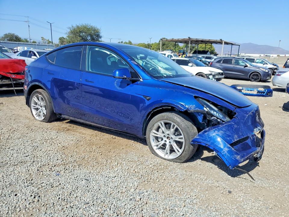 2023 Tesla Model y VIN 7SAYGDEE2PA151606 COPART salvage auction — FRONT END, Ca - Salvage Certificate, sold $8,900 on 2026-07-02 (photo 4)