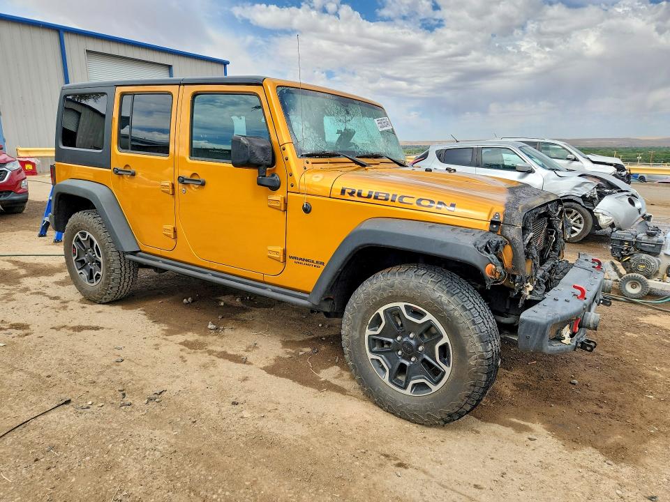 2014 Jeep Wrangler / VIN 1C4HJWFG0EL302028 COPART salvage auction — ENGINE BURN, Nm - Non-Repairable Vehicle Cert, sold $200 on 2026-07-23 (photo 4)