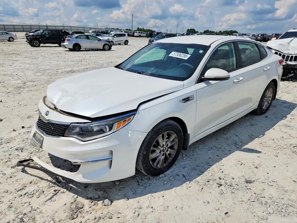 2016 Kia VIN KNAGT4L33G5085073 COPART salvage auction — FRONT END, Ga - Cert Of Title-Salvage, sold $750 on 2026-07-08 (photo 1)