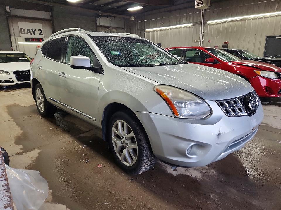 2013 Nissan Rogue VIN JN8AS5MV9DW610746 COPART salvage auction — REAR END, Il - Salvage Certificate, sold $400 on 2026-07-21 (photo 4)
