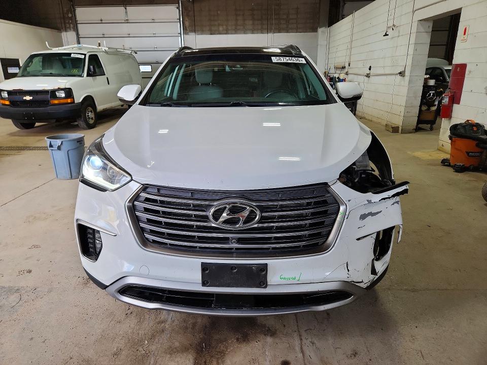 2018 Hyundai VIN KM8SRDHF7JU262053 COPART salvage auction — FRONT END, Mn - Cert Of Title-Salvage, sold $200 on 2026-07-28 (photo 5)