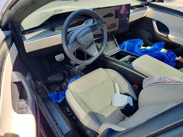 2023 Tesla Model s VIN 5YJSA1E69PF527362 COPART salvage auction — SIDE, CA - SALVAGE CERTIFICATE, sold $20,200 on 2026-09-22 (photo 8)