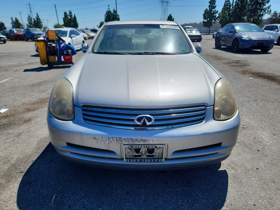 2004 Infiniti G35 VIN JNKCV51F14M719222 COPART salvage auction — SIDE, Ca - Salvage Certificate, sold $625 on 2026-07-28 (photo 5)