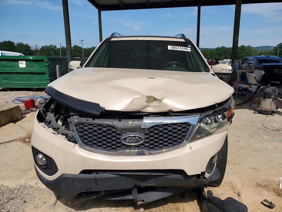 2011 Kia Sorento VIN 5XYKU4A22BG114194 COPART salvage auction — FRONT END, AL - CERT OF TITLE-SALVAGE TITLE (P), sold $175 on 2026-07-21 (photo 5)