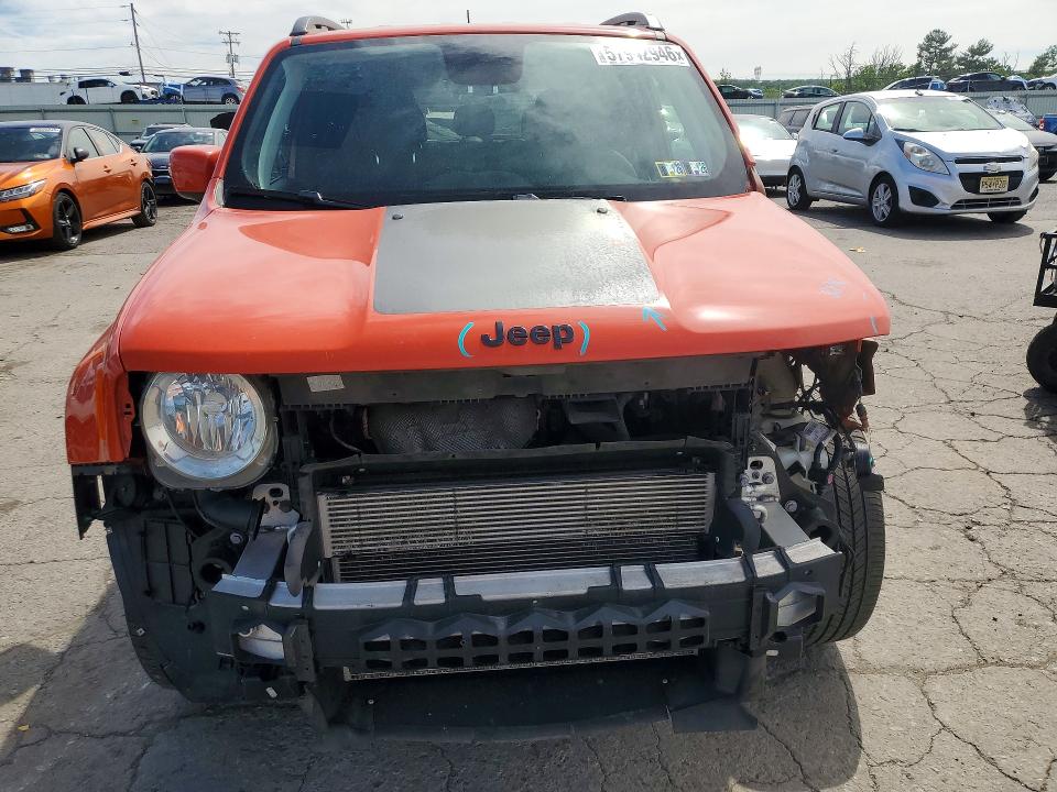 2019 Jeep Renegade VIN ZACNJBBB8KPJ84045 COPART salvage auction — FRONT END, Pa - Certificate Of Salvage, sold $1,450 on 2026-07-24 (photo 5)