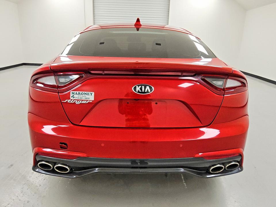 2019 Kia Stinger VIN KNAE25LA4K6059812 COPART salvage auction — MINOR DENT/SCRATCHES, Tx - Certificate Of Title, sold $9,400 on 2026-07-02 (photo 6)