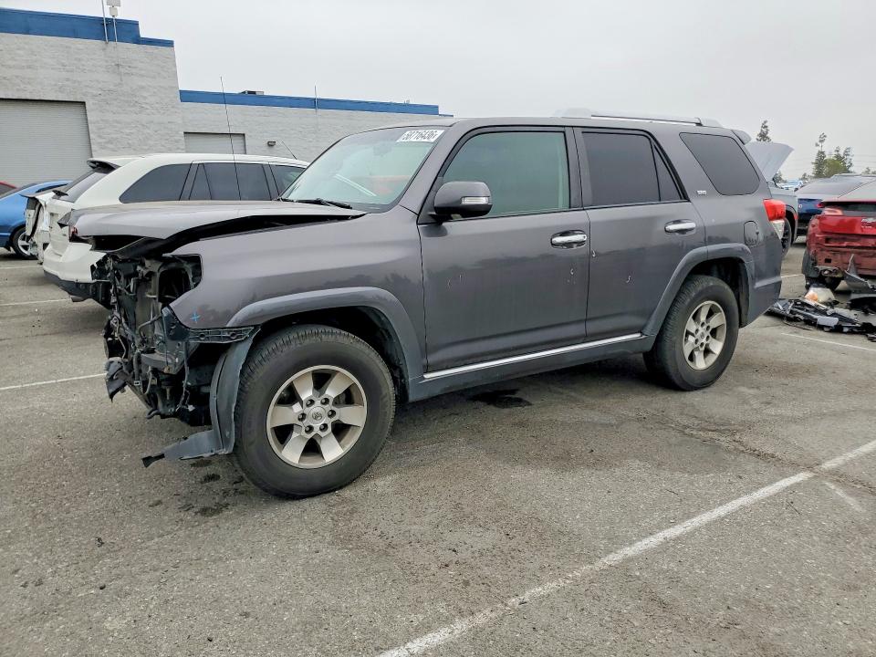 2010 Toyota 4runner VIN JTEZU5JR5A5002302 COPART salvage auction — FRONT END, Ca - Salvage Certificate, sold $5,200 on 2026-07-02 (photo 1)