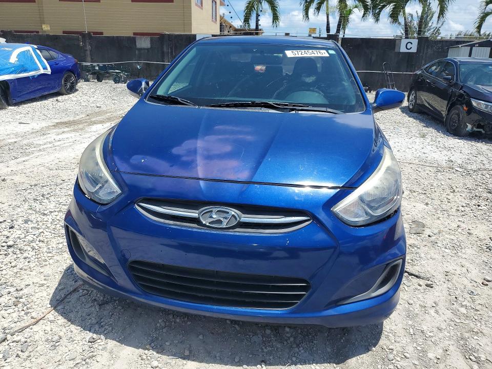 2017 Hyundai Accent VIN KMHCT4AE5HU249903 COPART salvage auction — MECHANICAL, Fl - Certificate Of Title, sold $475 on 2026-07-17 (photo 5)