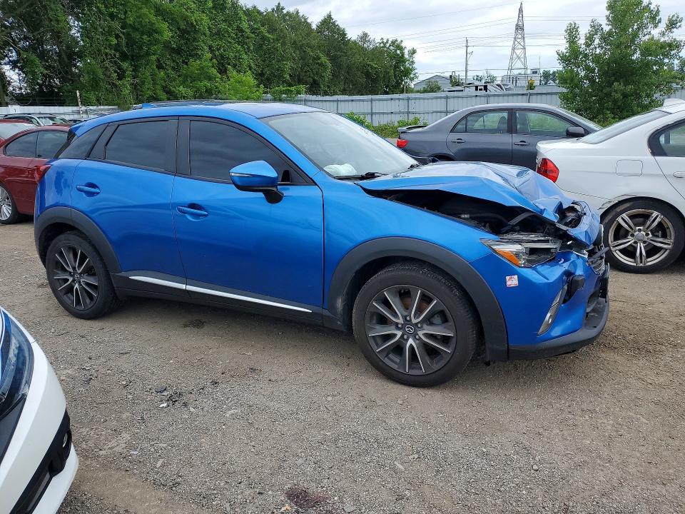 2016 Mazda Cx-3 VIN JM1DKBD75G0116092 COPART salvage auction — FRONT END, On - Permit Salvage, sold $2,300 on 2026-07-02 (photo 4)