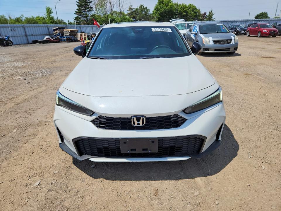 2025 Honda Civic VIN 2HGFE4F86SH000696 COPART salvage auction — ROOF, On - Permit No Brand - Unfit, sold $12,700 on 2026-07-30 (photo 5)
