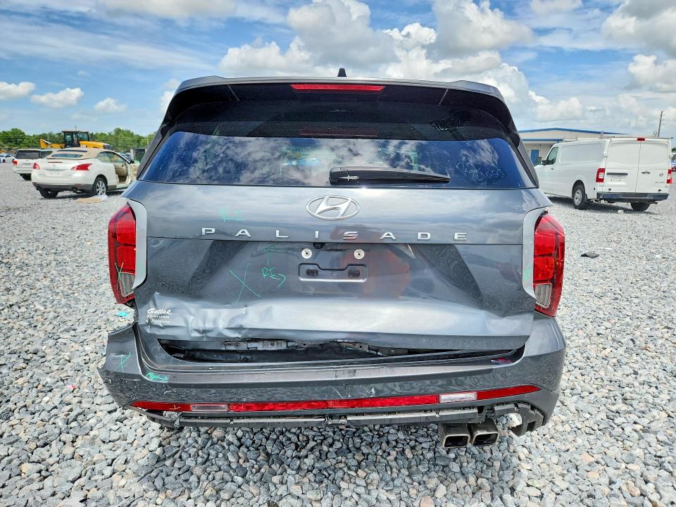 2023 Hyundai Palisade VIN KM8R44GE6PU589591 COPART salvage auction — REAR END, FL - CERT OF TITLE SLVG REBUILDABLE, sold $12,700 on 2026-07-07 (photo 6)