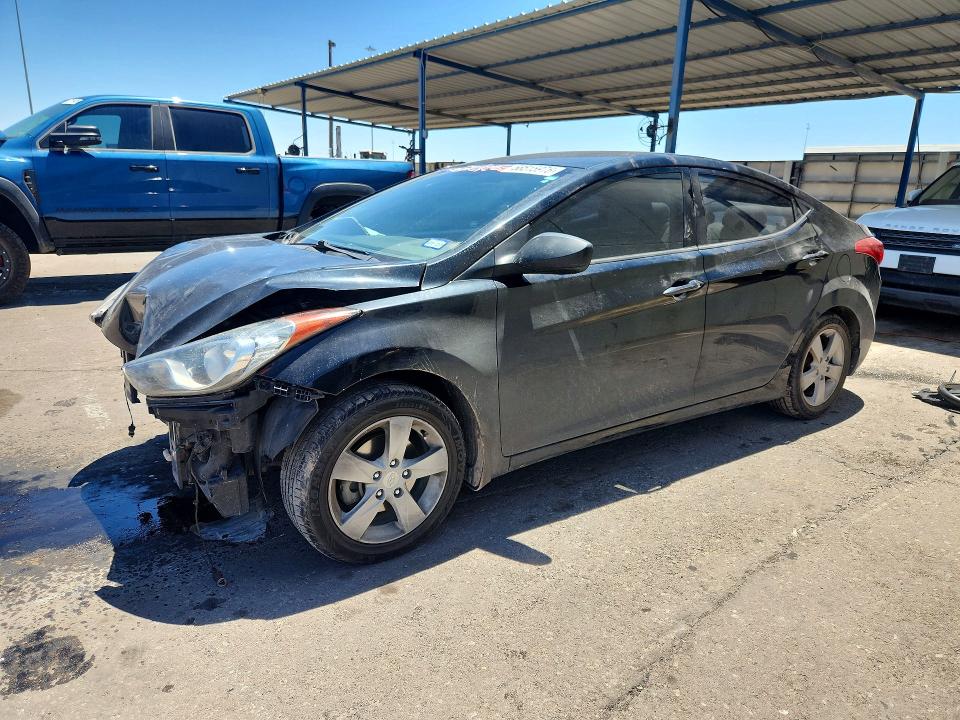 2013 Hyundai VIN KMHDH4AE3DU849237 COPART salvage auction — FRONT END, Tx - Certificate Of Title, sold $700 on 2026-07-31 (photo 1)