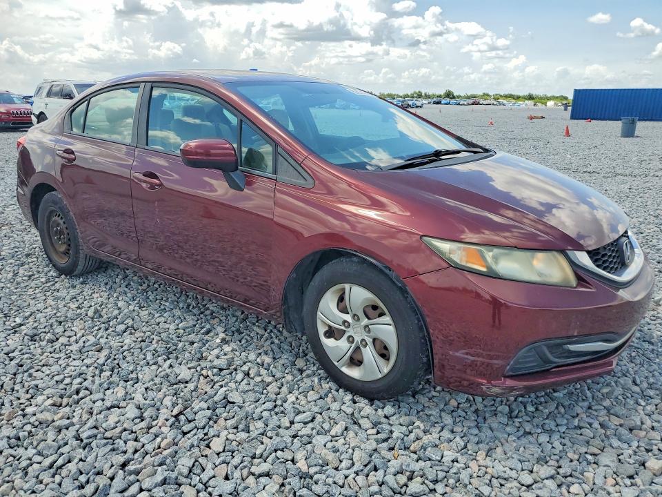 2015 Honda VIN 19XFB2F50FE093539 COPART salvage auction — REAR END, Fl - Certificate Of Title, sold $1,450 on 2026-07-10 (photo 4)