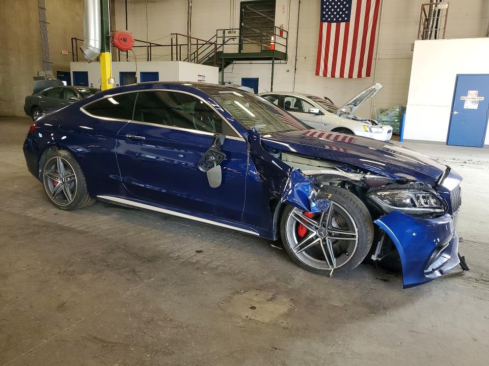 2020 Mercedes-benz C-klasse amg VIN WDDWJ8HB6LF981924 COPART salvage auction — FRONT END, Mn - Cert Of Title-Salvage, sold $26,500 on 2026-08-06 (photo 4)