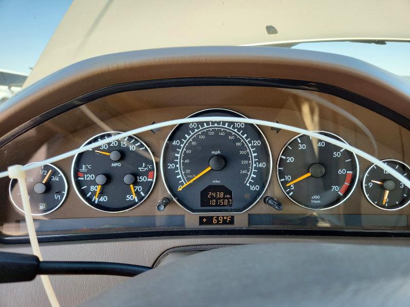1999 Mercedes-benz Sl-class VIN WDBFA68F2XF186519 COPART salvage auction — REAR END, Co - Salvage Title, sold $5,300 on 2026-07-28 (photo 9)