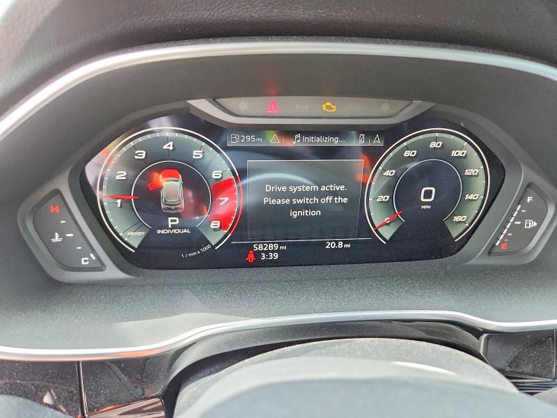 2022 Audi Q3 VIN WA1BUCF33N1102906 COPART salvage auction — FRONT END, Fl - Cert Of Title Slvg Rebuildable, sold $11,700 on 2026-07-14 (photo 9)