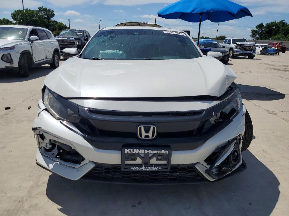 2021 Honda Civic VIN SHHFK7H66MU228662 COPART salvage auction — UNDERCARRIAGE, Tx - Salvage Vehicle Title, sold $4,850 on 2026-07-09 (photo 5)