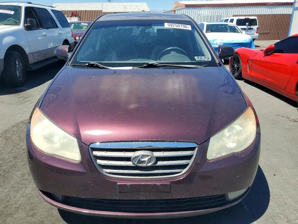 2008 Hyundai Elantra VIN KMHDU46D68U540864 COPART salvage auction — REAR END, NV - LIEN PAPERS, CLEAN TITLE, sold $450 on 2026-07-13 (photo 5)