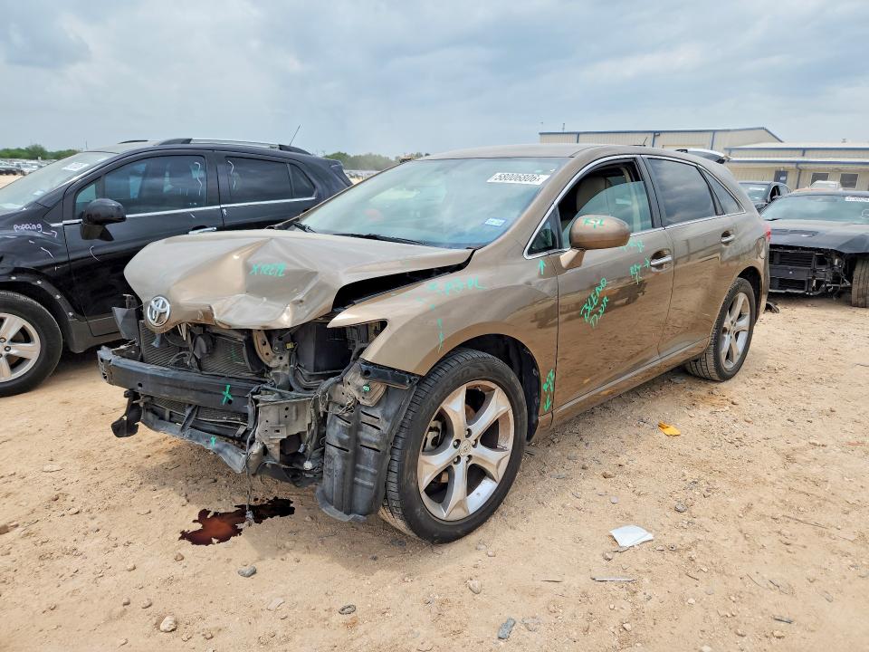 2010 Toyota Venza VIN 4T3ZK3BB3AU020953 COPART salvage auction — FRONT END, Tx - Salvage Vehicle Title, sold $1,700 on 2026-07-09 (photo 1)