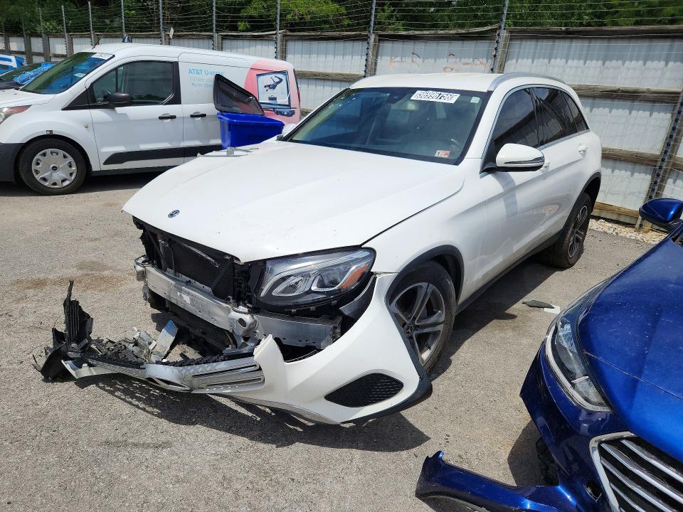 2018 Mercedes-benz Glc VIN WDC0G4KB6JV057299 COPART salvage auction — FRONT END, Wv - Certificate Of Title, sold $3,700 on 2026-07-16 (photo 1)