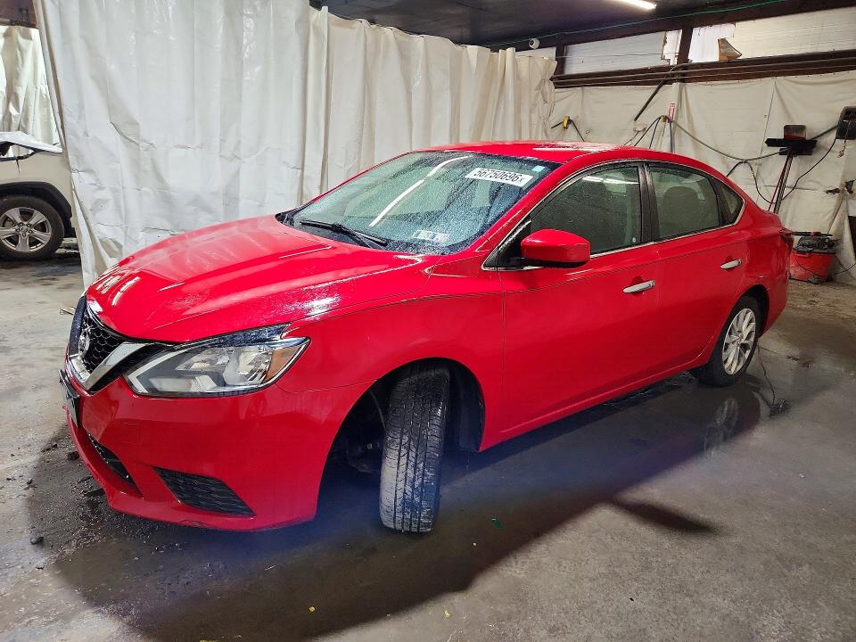 2018 Nissan Sentra VIN 3N1AB7AP4JL617489 COPART salvage auction — UNDERCARRIAGE, Pa - Certificate Of Salvage, sold $1,300 on 2026-07-02 (photo 1)