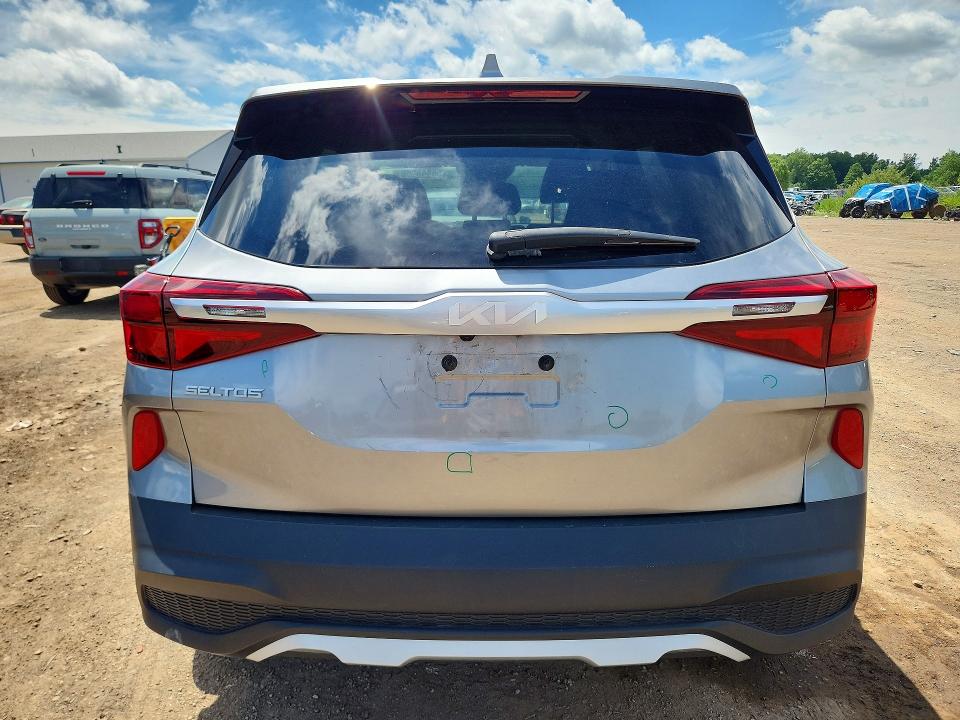 2023 Kia Seltos VIN KNDEPCAA2P7392054 COPART salvage auction — HAIL, Oh - Cert Of Title-Salvage, sold $850 on 2026-07-27 (photo 6)