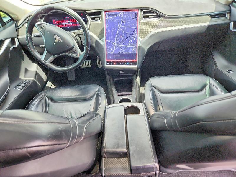 2014 Tesla Model s VIN 5YJSA1H27EFP68178 COPART salvage auction — SIDE, Co - Public - Salvage Title, sold $4,600 on 2026-07-27 (photo 8)