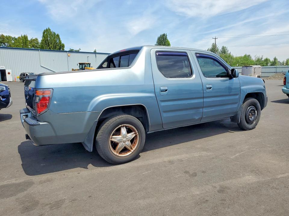 2007 Honda Ridgeline VIN 2HJYK16497H514377 COPART salvage auction — MECHANICAL, Ca - Certificate Of Title, sold $1,250 on 2026-07-08 (photo 3)