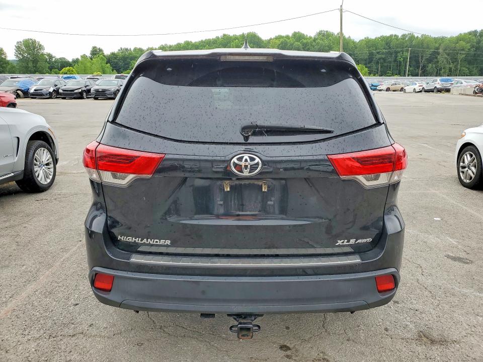 2019 Toyota Highlander VIN 5TDJZRFH9KS614878 COPART salvage auction — MINOR DENT/SCRATCHES, Ky - Certificate Of Title, sold $2,500 on 2026-07-30 (photo 6)