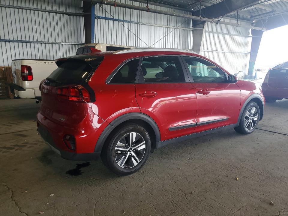 2022 Kia Niro VIN KNDCB3LC4N5546308 COPART salvage auction — VANDALISM, Ca - Salvage Certificate, sold $3,100 on 2026-07-09 (photo 3)