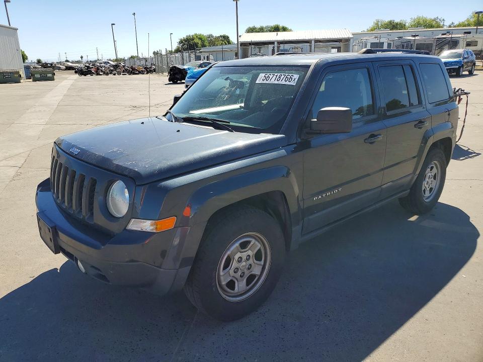 2015 Jeep Liberty (patriot) VIN 1C4NJPBA1FD313061 COPART salvage auction — UNDERCARRIAGE, Ca - Salvage Certificate, sold $100 on 2026-07-27 (photo 1)