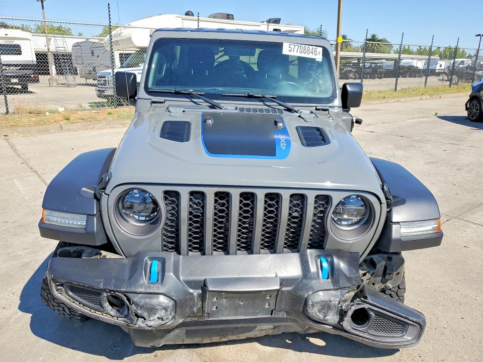 2023 Jeep Wrangler / VIN 1C4JJXR65PW703554 COPART salvage auction — FRONT END, Ca - Salvage Certificate, sold $10,700 on 2026-08-31 (photo 5)