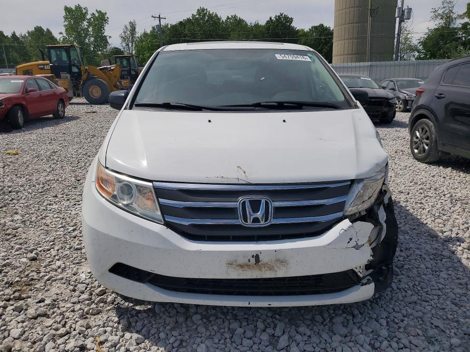 2013 Honda Odyssey VIN 5FNRL5H67DB047232 COPART salvage auction — FRONT END, Mi - Cert Of Title-Rebuilt Salvage, sold $775 on 2026-07-02 (photo 5)